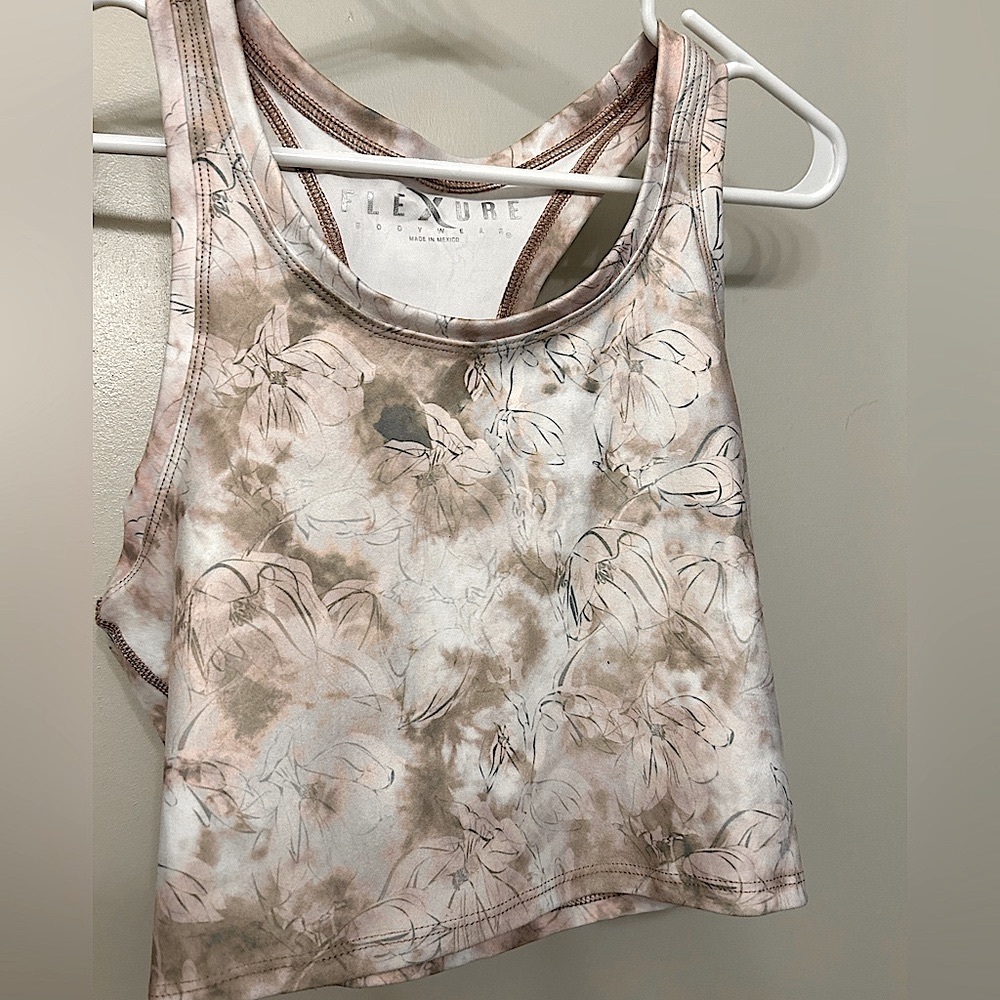 Flexure Bodywear Floral Athletic Top
